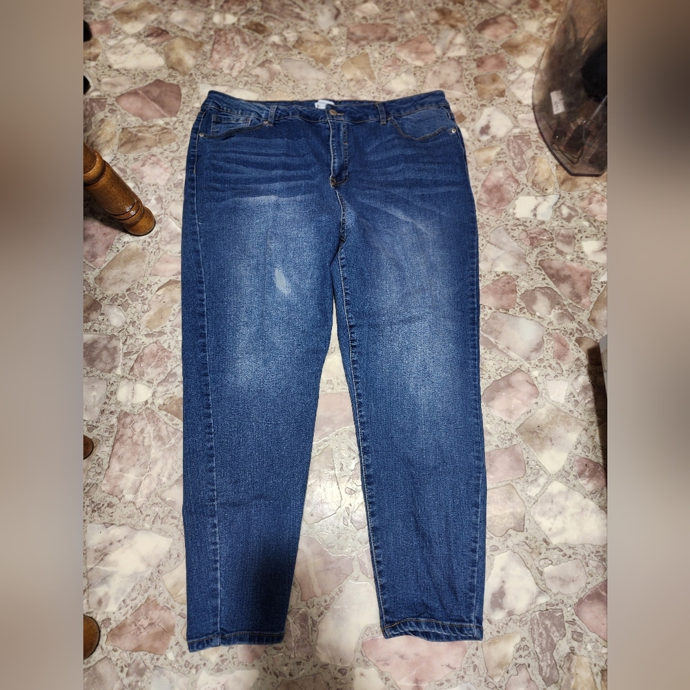 Lane Bryant Blue Straight Leg Jeans